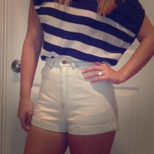 *Traded* american Apparel light wash denim