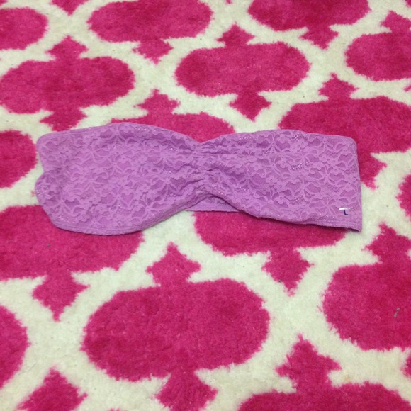 ⛔SOLD⛔ Aerie Light Purple Lace Bandeau Size Large