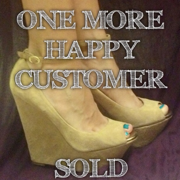 Jessica Simpson Marcie Platform Camel Suede Wedges
