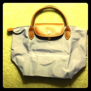 Lavender Longchamp bag
