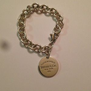 Authentic Tiffany&Co silver please return to brac