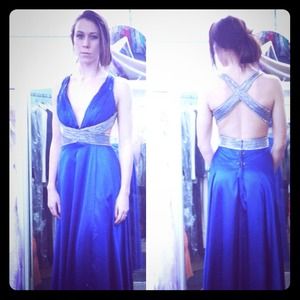 Royal Blue Jovani Gown