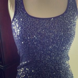 Sequined tank