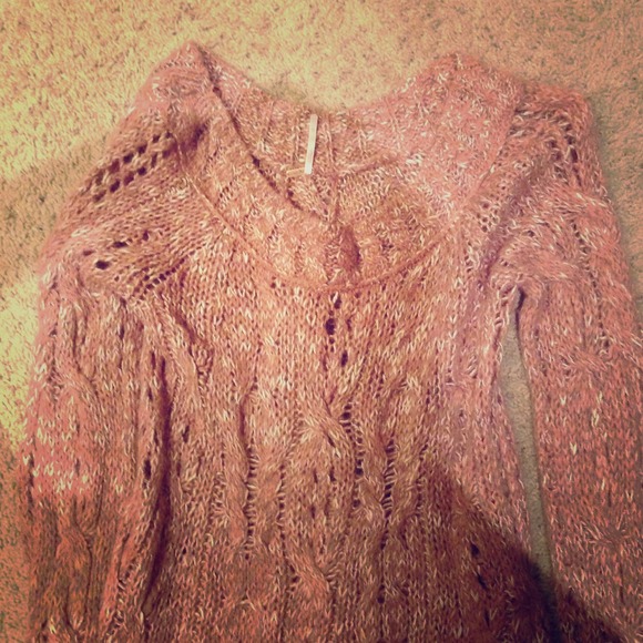 Knitted Free People sweater NEVER bEEN WORN!!