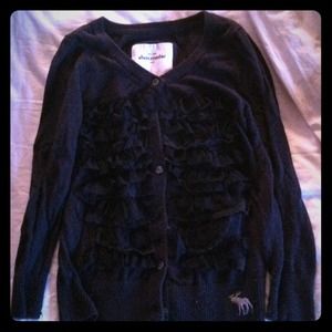 Abercrombie kids ruffled sweater