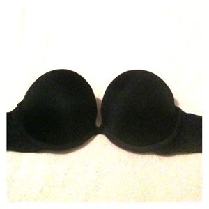 Sexy strapless SATIN push up bra ;)