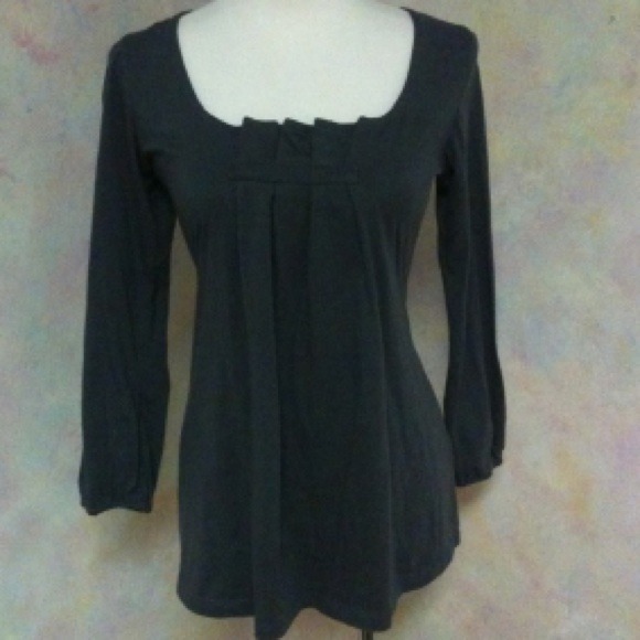 Charcoal pleated shirt - Picture 3 of 3