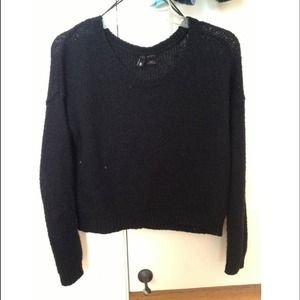 H&M black knit sweater