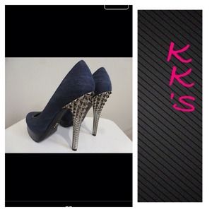 Stunning NWOT  Rachel Roy Spike Studded Heels 👌🎉