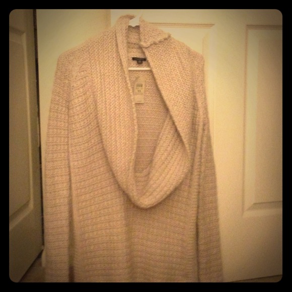 Ann Taylor cow neck sweater