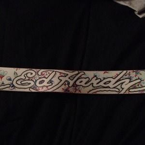 SOLD 💀🌸 AUTHENTIC ED HARDY BELT!