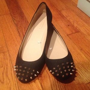 ON HOLD ... Black Zara Spiked Flats