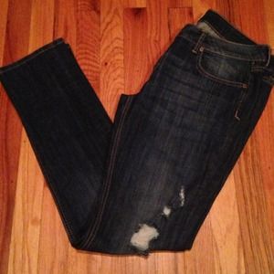Dark Blue Washed Jeans