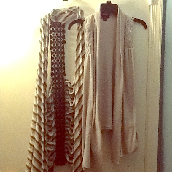 2 lightweight vests & dress! **SOLD!!!!**