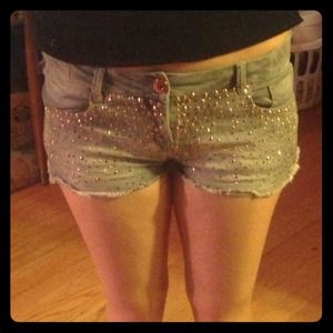 Studded Shorts