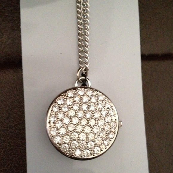 💎Crystal Pendant Watch Necklace