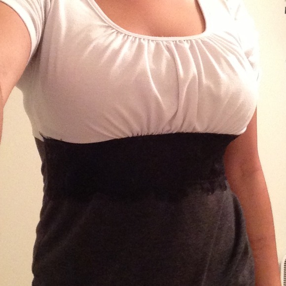 Maurice's two-tone lace blouse