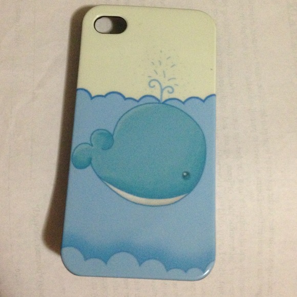 SOLD!!!  Cute Whale IPhone 4S Case