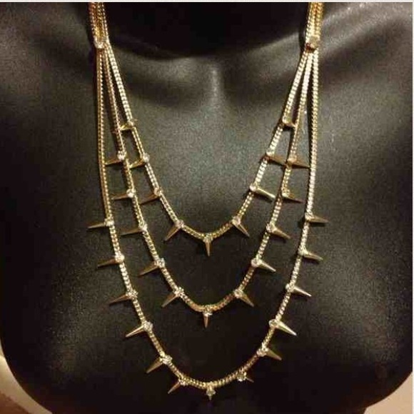 🌺JUST REDUCED🌺-SPIKE EMBELLISHED NECKLACE