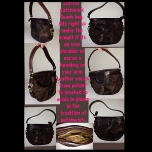 Coach patchwork purse