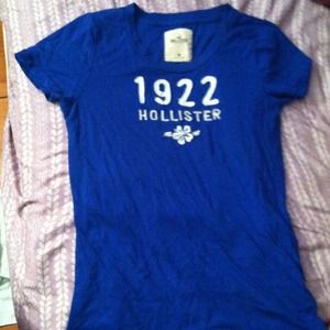 Blue hollister shirt