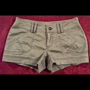 Army green BEBE shorts