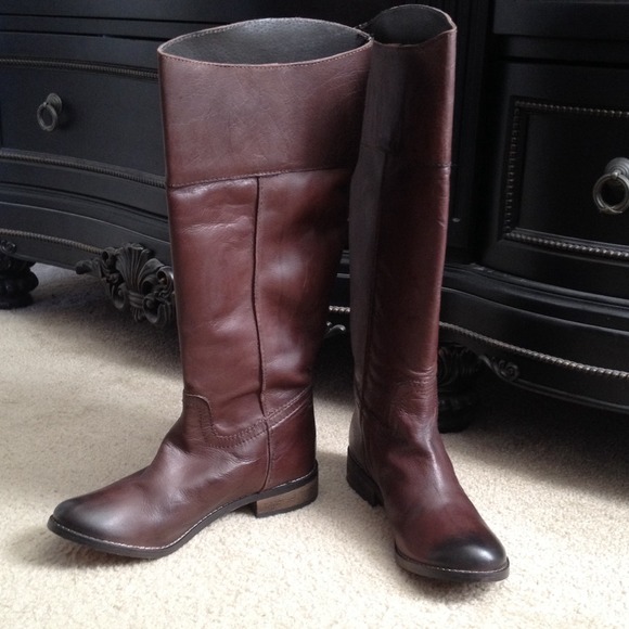 New Leather Mia Brown Boots (9) (REDUCED)