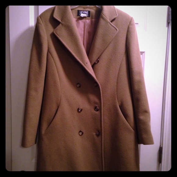 Wool long coat by Levine Classics, size 12.