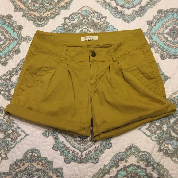 Mustard Yellow Shorts