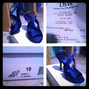 Colbolt blue 3" heels