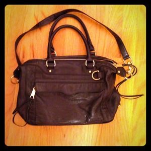 Rebecca Minkoff MAB Mini in Black w/ Gold