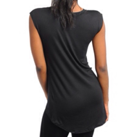 (30% OFF) Muscle Tee / High-low // XS S M L - Picture 2 of 4