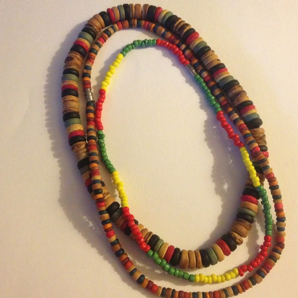 Irie/Rasta colored Necklace Bundle!