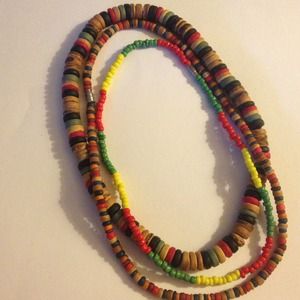 Irie/Rasta colored Necklace Bundle!