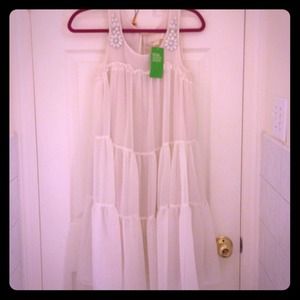 A delicate flowy, lightweight shift dress