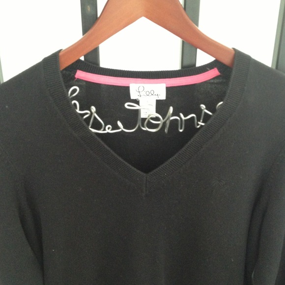 Lilly Pulitzer Black Sweater - Picture 2 of 4