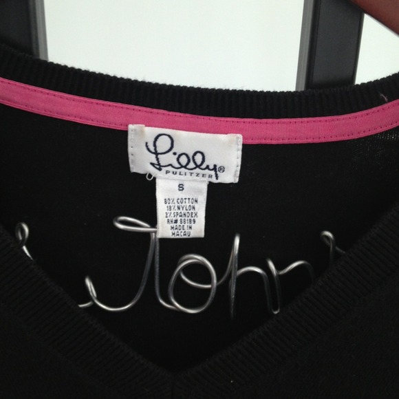 Lilly Pulitzer Black Sweater - Picture 4 of 4