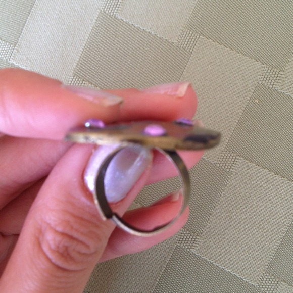 SOLD - Funky purple ring - Picture 3 of 3