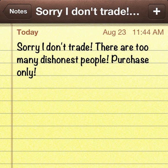 No Trading