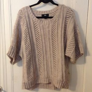 Chunky knit oatmeal sweater from target