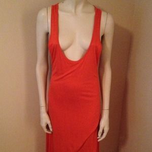 Zara High Low Cut Out Dress
