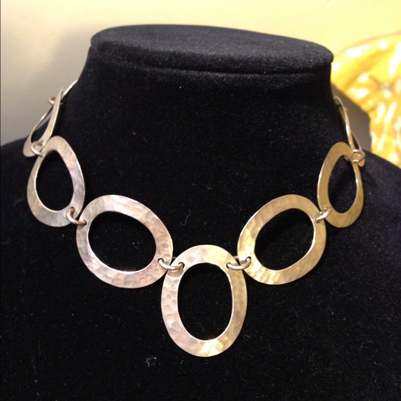 Sterling Silver Statement necklace