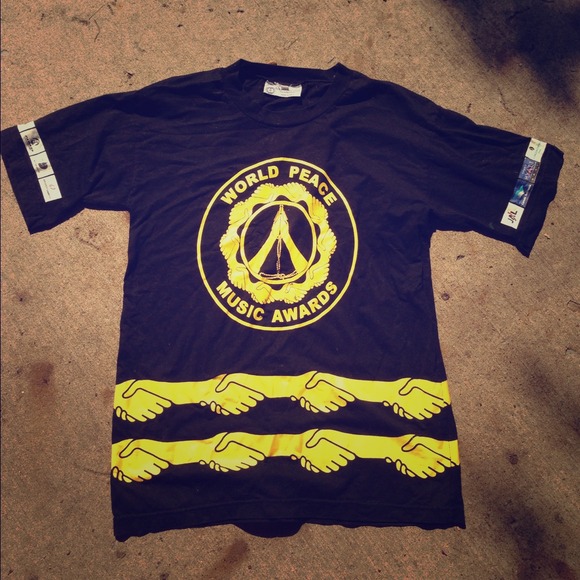 >Partial traded< World peace music awards shirt