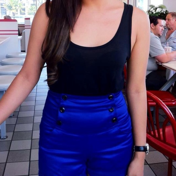 High waisted shorts