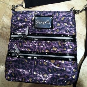 Betseyville Betsey Johnson sequin cross body bag