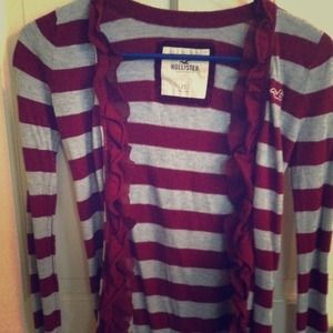 Hollister Ruffled Cardigan