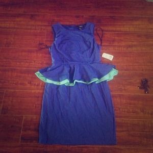 Royal blue dress! Brand new! With tags