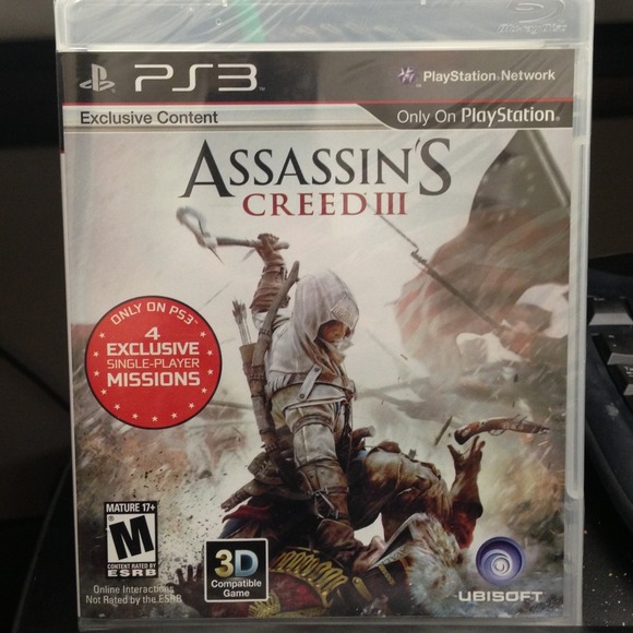 *HOLD* Assassin's Creed III -PS3