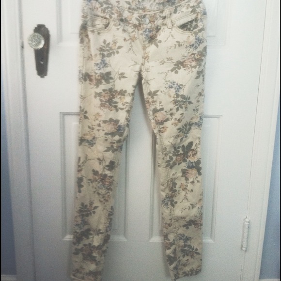 Floral Jeans