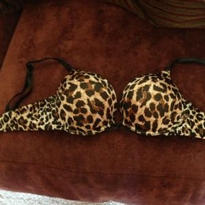 Leopard Push Bra
